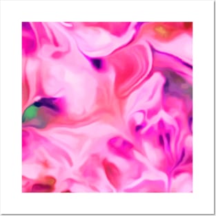 Pink petals Posters and Art